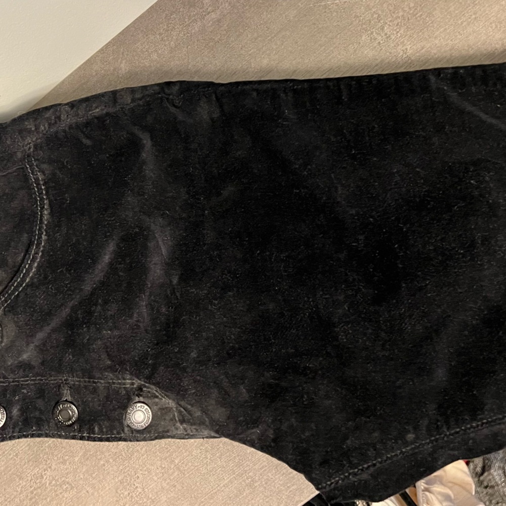 Old Navy girls velvet button fly skinny pants